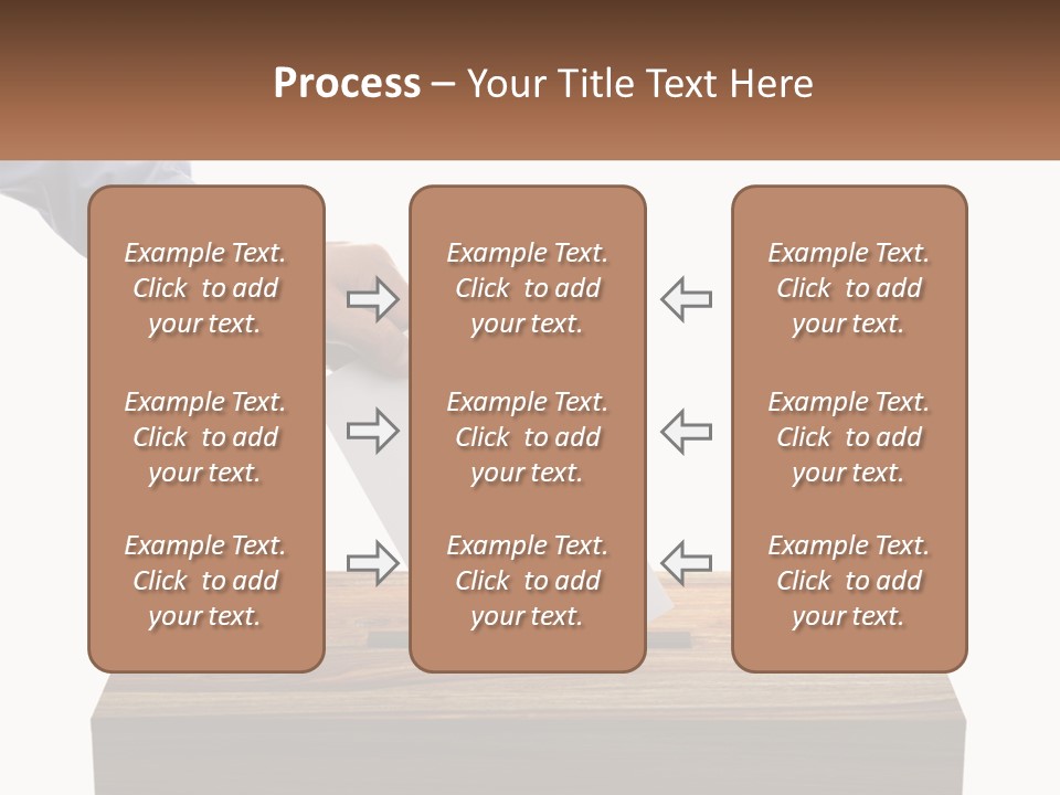 A Person Putting A Piece Of Paper In A Voting Box PowerPoint Template