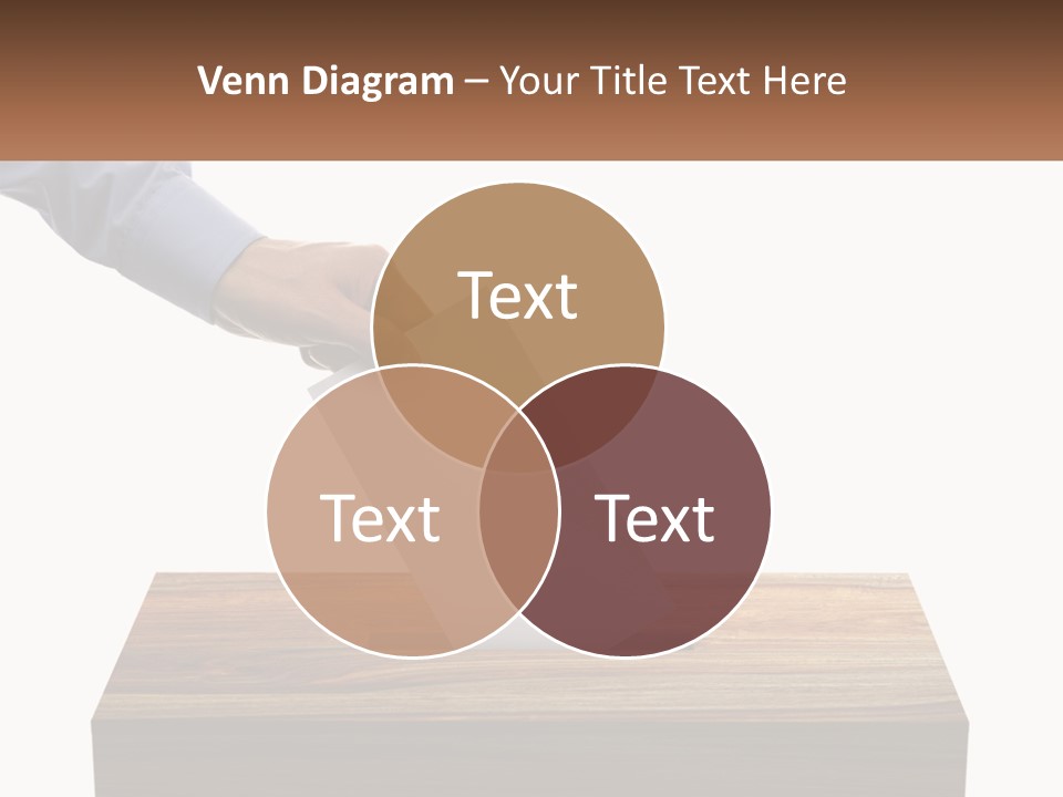 A Person Putting A Piece Of Paper In A Voting Box PowerPoint Template
