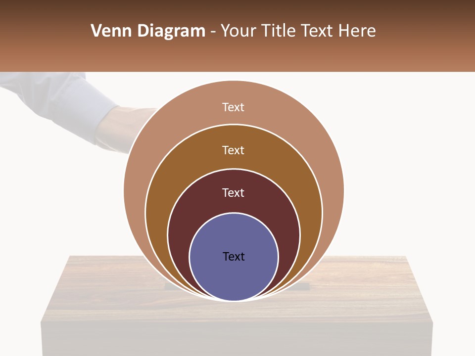 A Person Putting A Piece Of Paper In A Voting Box PowerPoint Template