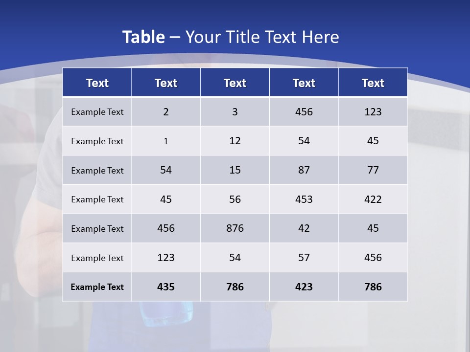 A Man In Overalls Cleaning A Window With A Sponge PowerPoint Template