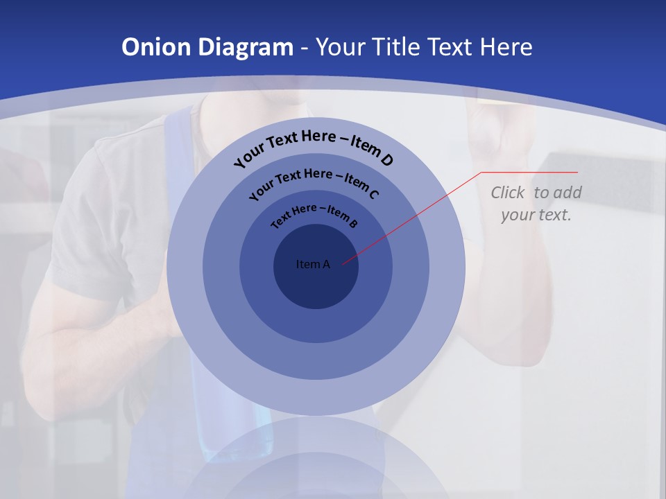A Man In Overalls Cleaning A Window With A Sponge PowerPoint Template