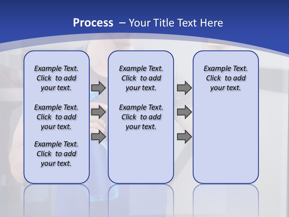 A Man In Overalls Cleaning A Window With A Sponge PowerPoint Template