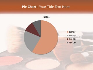 A Group Of Makeup Brushes Sitting On Top Of A Table PowerPoint Template