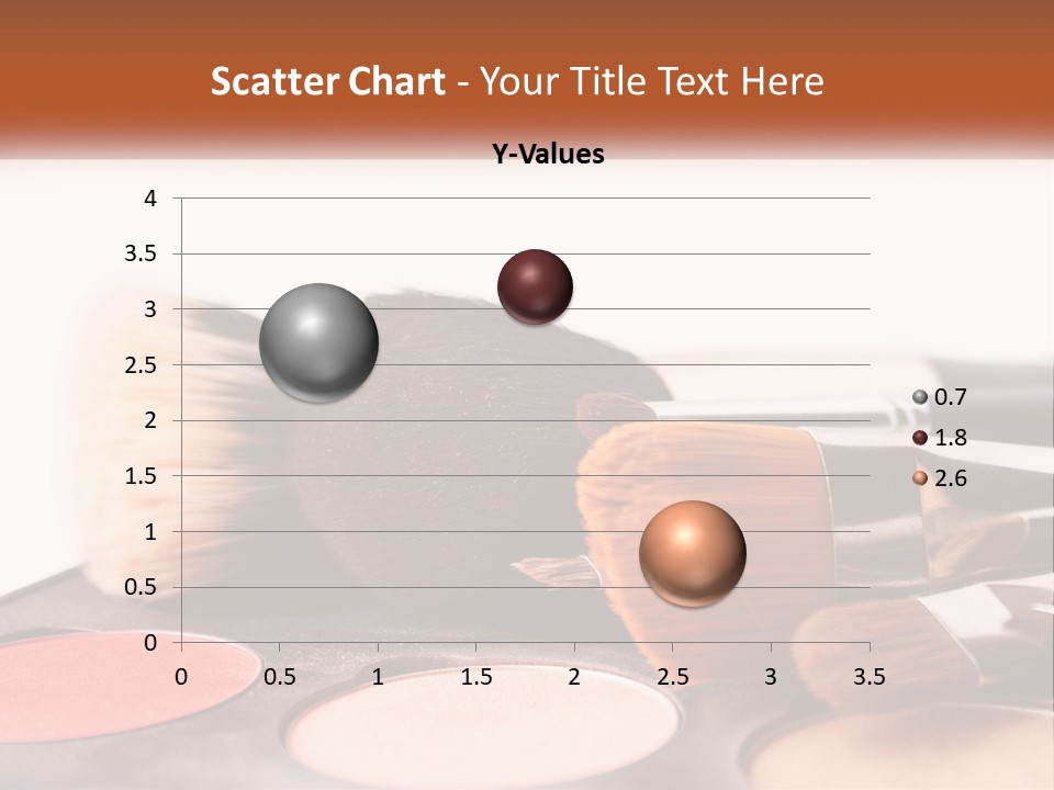A Group Of Makeup Brushes Sitting On Top Of A Table PowerPoint Template
