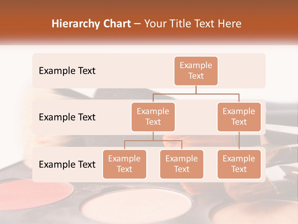 A Group Of Makeup Brushes Sitting On Top Of A Table PowerPoint Template