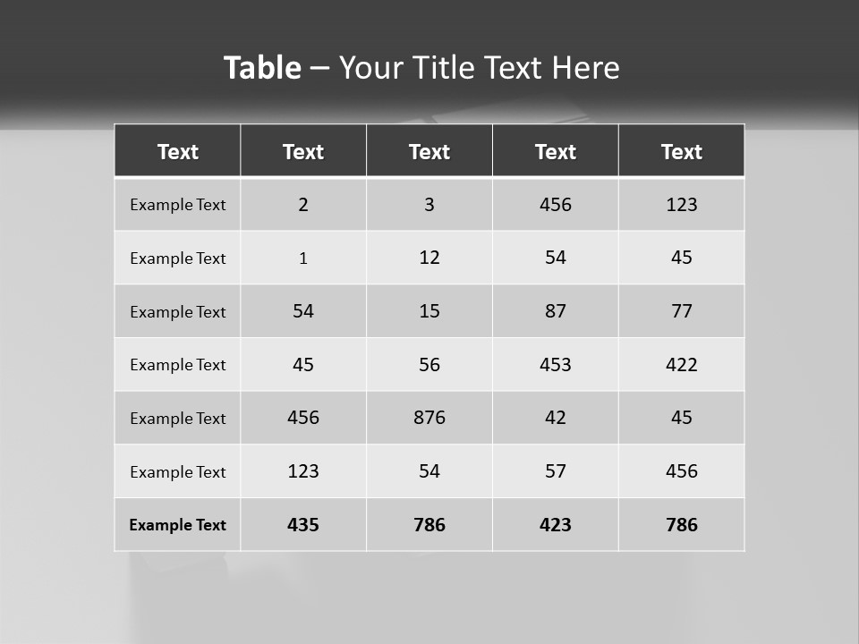 A Gray Cube With White Squares On Top Of It PowerPoint Template