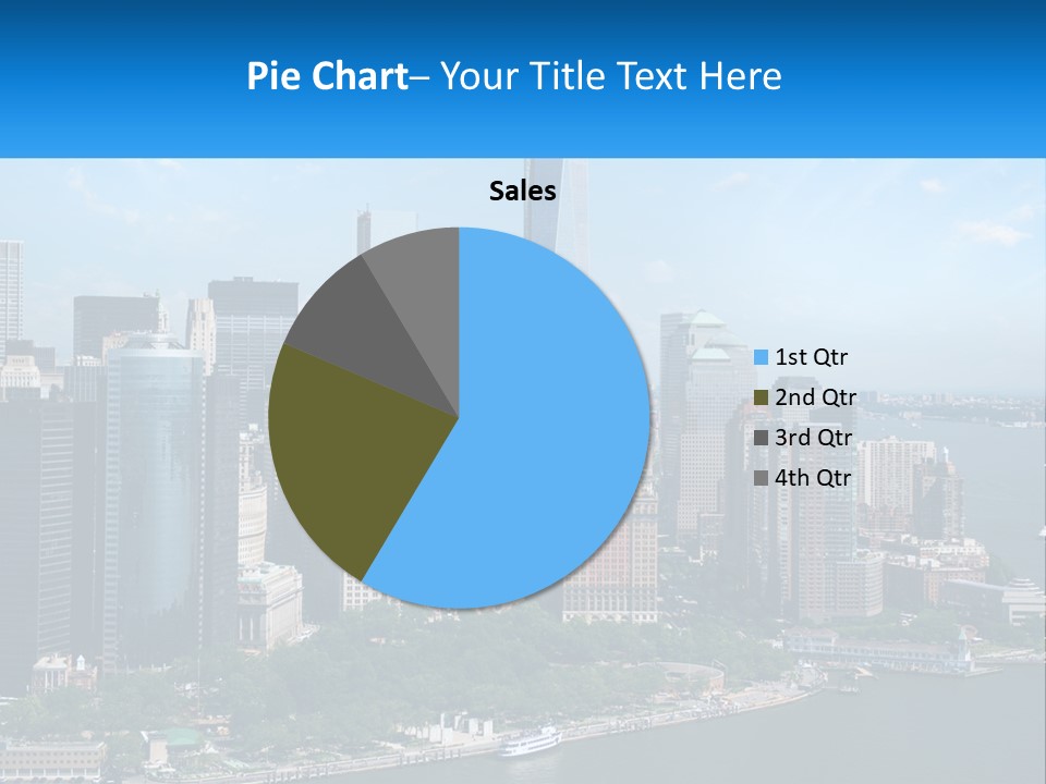 A Picture Of A Large City With A Lot Of Tall Buildings PowerPoint Template