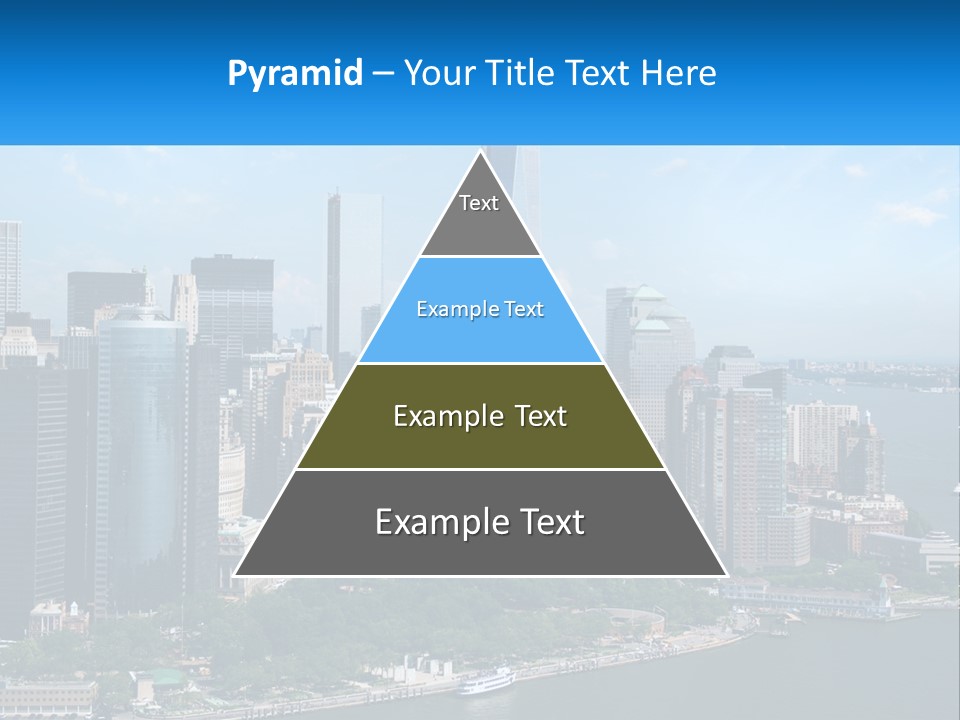 A Picture Of A Large City With A Lot Of Tall Buildings PowerPoint Template