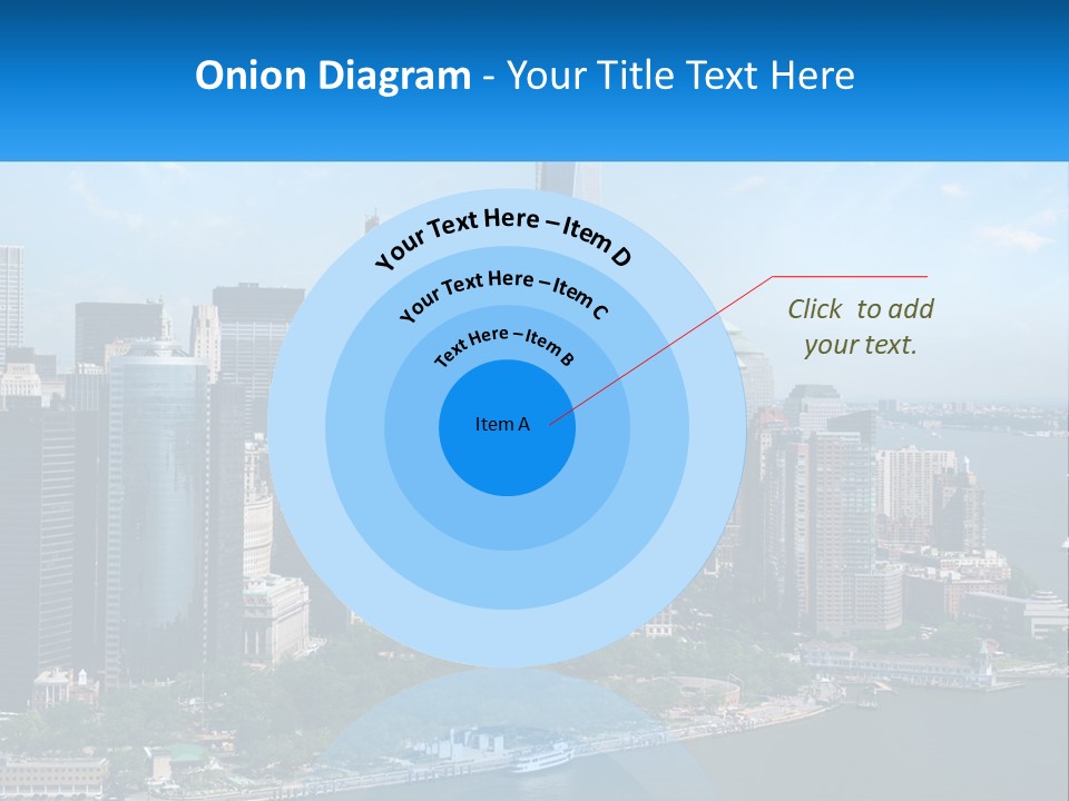 A Picture Of A Large City With A Lot Of Tall Buildings PowerPoint Template