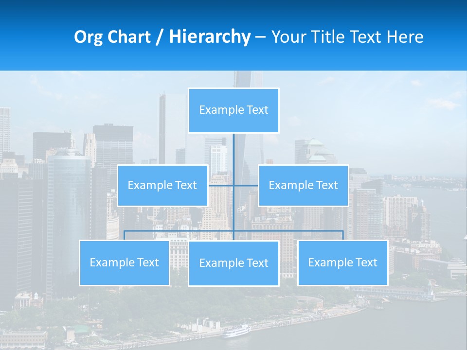A Picture Of A Large City With A Lot Of Tall Buildings PowerPoint Template