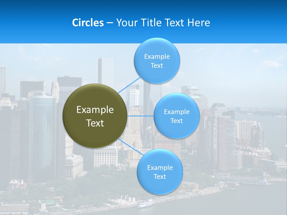 A Picture Of A Large City With A Lot Of Tall Buildings PowerPoint Template