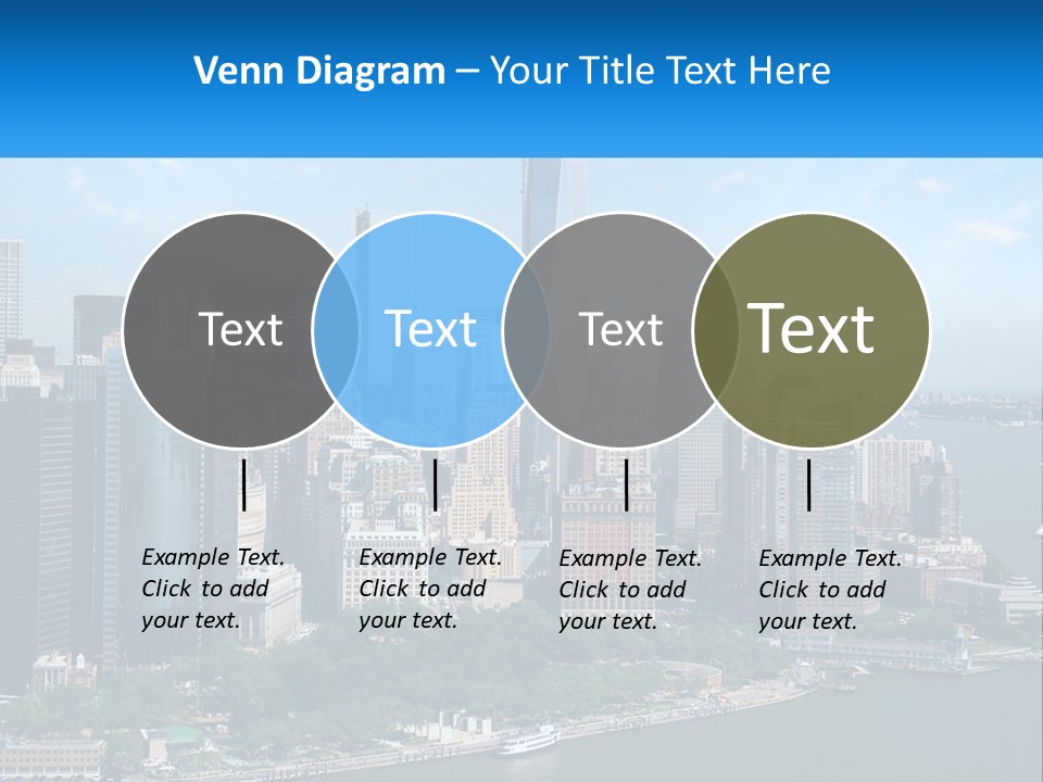 A Picture Of A Large City With A Lot Of Tall Buildings PowerPoint Template