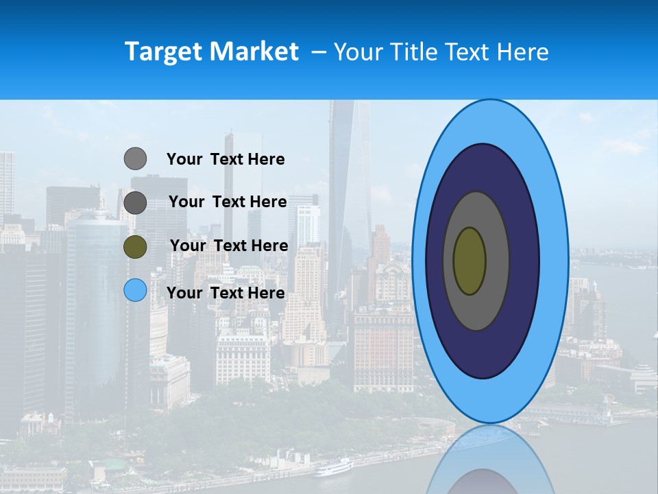 A Picture Of A Large City With A Lot Of Tall Buildings PowerPoint Template