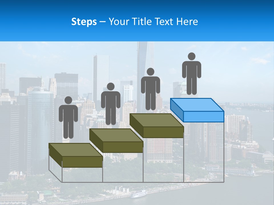 A Picture Of A Large City With A Lot Of Tall Buildings PowerPoint Template