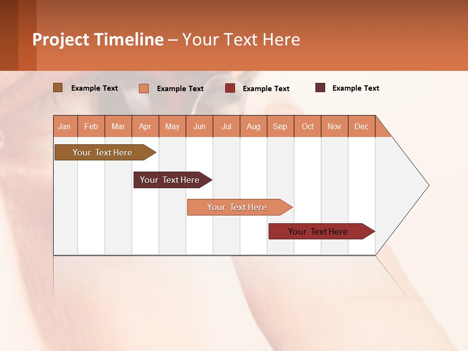 A Person Holding A Contact Lens Up To Their Eye PowerPoint Template