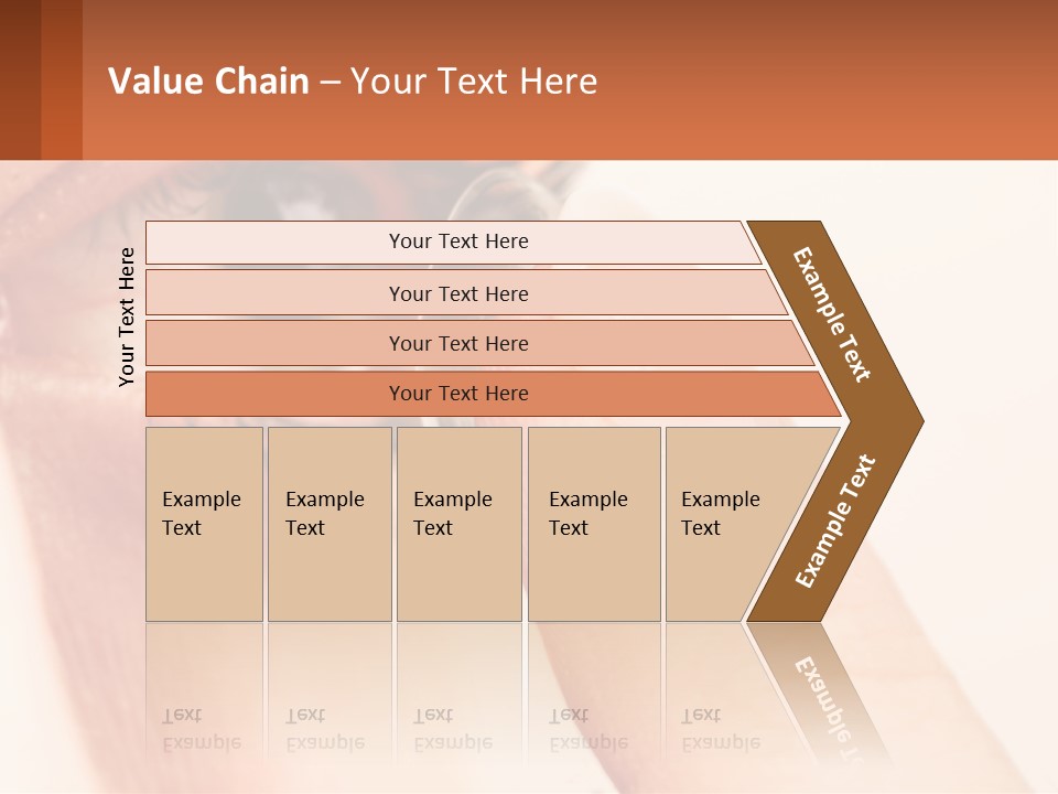 A Person Holding A Contact Lens Up To Their Eye PowerPoint Template