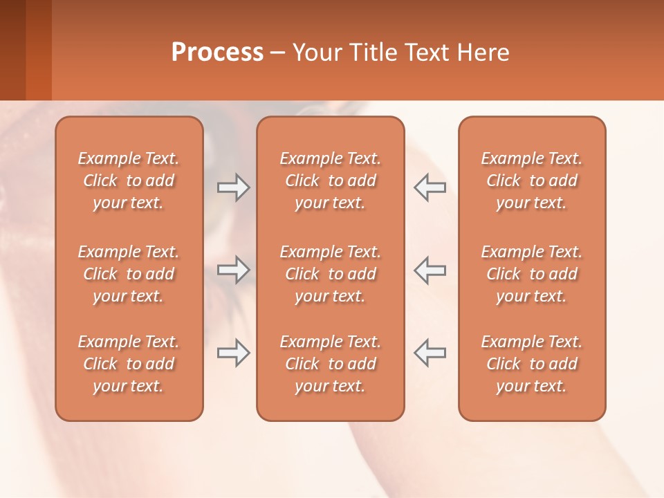 A Person Holding A Contact Lens Up To Their Eye PowerPoint Template