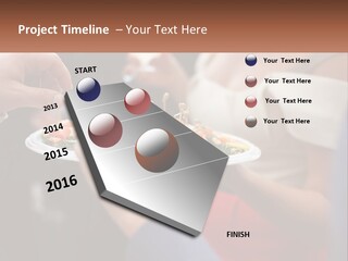 A Group Of People Holding A Plate Of Food PowerPoint Template