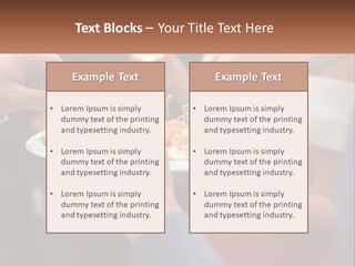 A Group Of People Holding A Plate Of Food PowerPoint Template
