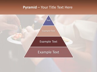 A Group Of People Holding A Plate Of Food PowerPoint Template
