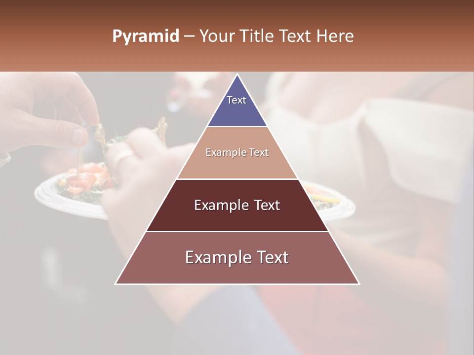 A Group Of People Holding A Plate Of Food PowerPoint Template