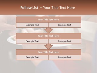 A Group Of People Holding A Plate Of Food PowerPoint Template