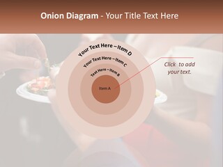 A Group Of People Holding A Plate Of Food PowerPoint Template