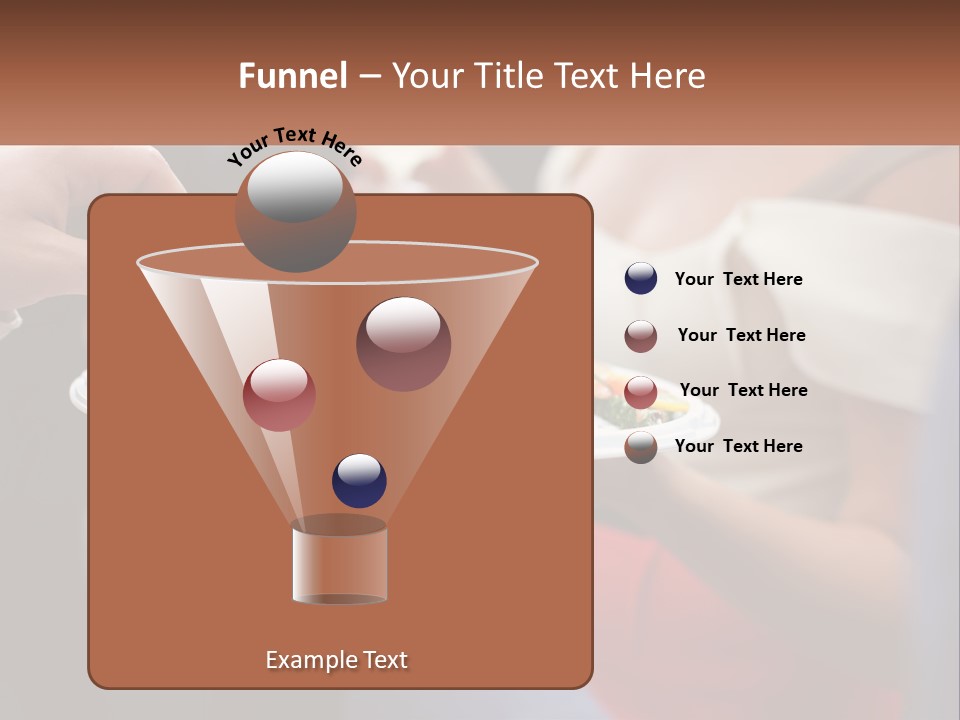 A Group Of People Holding A Plate Of Food PowerPoint Template