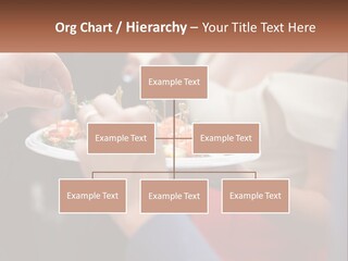 A Group Of People Holding A Plate Of Food PowerPoint Template