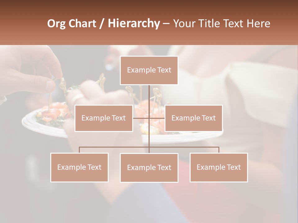 A Group Of People Holding A Plate Of Food PowerPoint Template