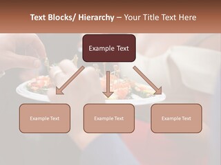 A Group Of People Holding A Plate Of Food PowerPoint Template