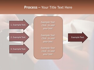 A Group Of People Holding A Plate Of Food PowerPoint Template