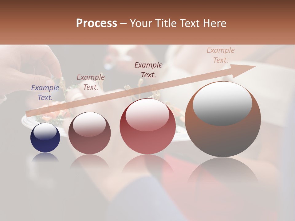 A Group Of People Holding A Plate Of Food PowerPoint Template
