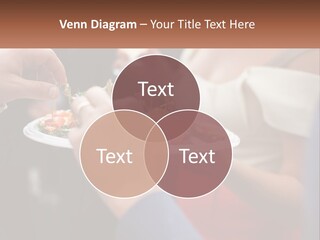 A Group Of People Holding A Plate Of Food PowerPoint Template