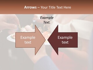 A Group Of People Holding A Plate Of Food PowerPoint Template