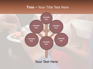 A Group Of People Holding A Plate Of Food PowerPoint Template