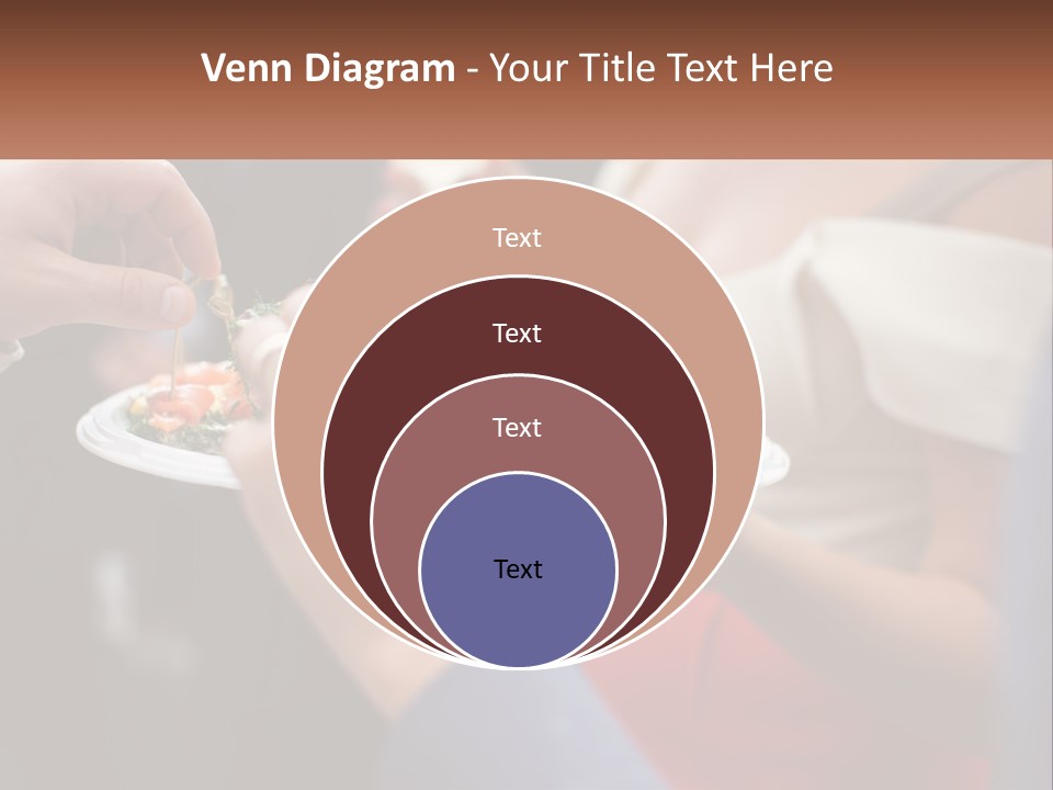 A Group Of People Holding A Plate Of Food PowerPoint Template