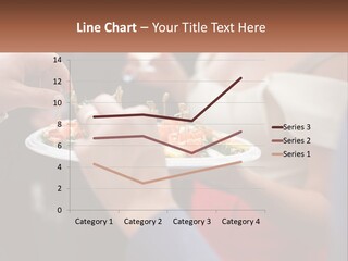 A Group Of People Holding A Plate Of Food PowerPoint Template