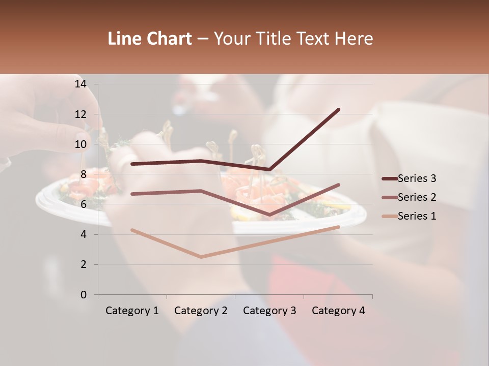 A Group Of People Holding A Plate Of Food PowerPoint Template