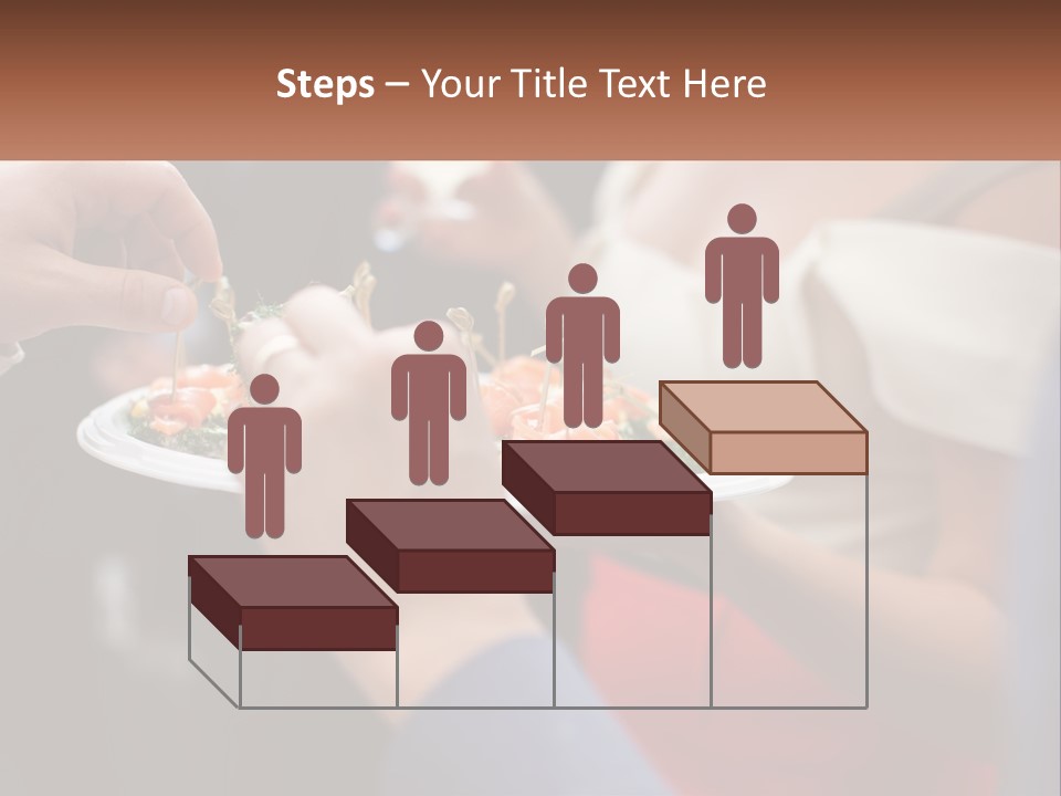 A Group Of People Holding A Plate Of Food PowerPoint Template