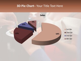 A Group Of People Holding A Plate Of Food PowerPoint Template