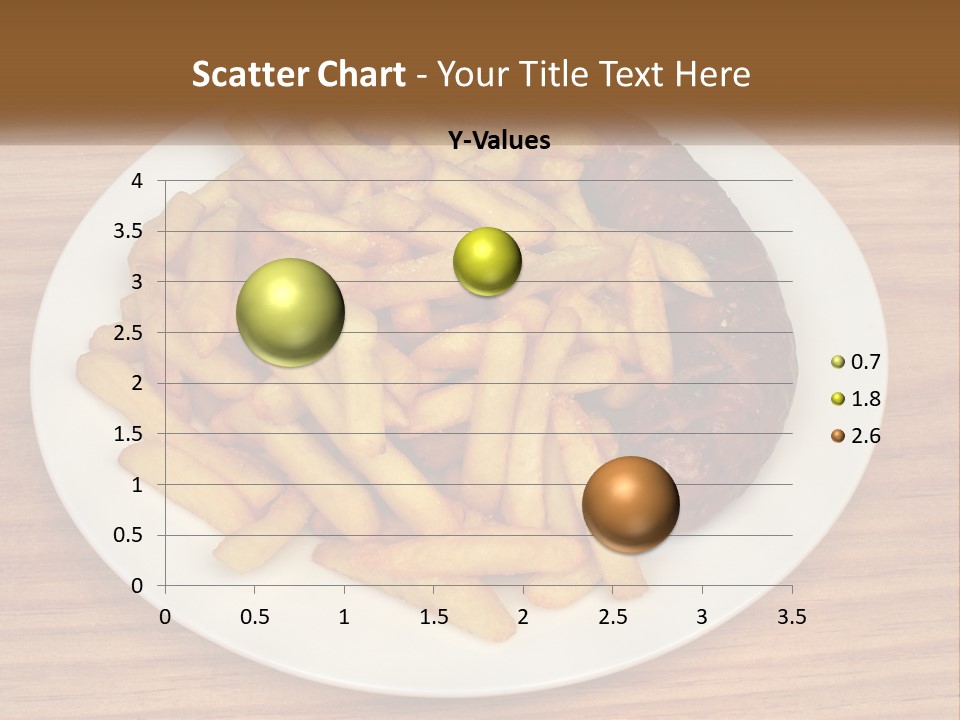 A Plate Of French Fries And A Hot Dog On A Plate PowerPoint Template