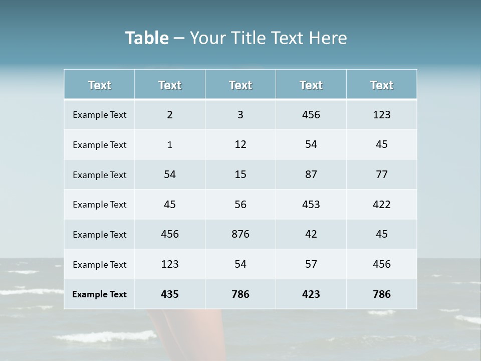 A Woman In A White Dress And Hat On The Beach PowerPoint Template