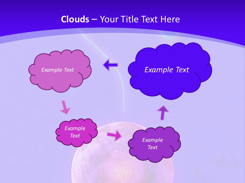 A Cell Phone With A Cord Attached To It PowerPoint Template
