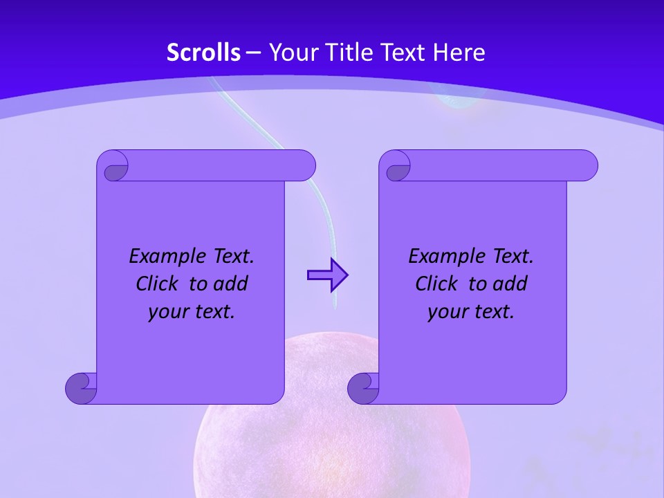A Cell Phone With A Cord Attached To It PowerPoint Template