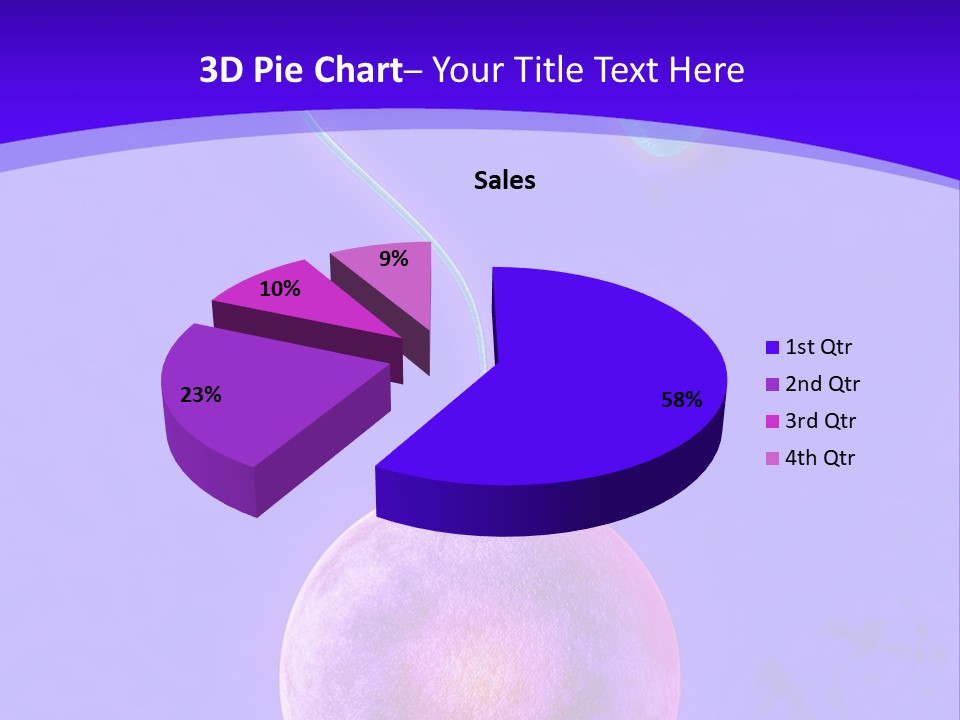 A Cell Phone With A Cord Attached To It PowerPoint Template