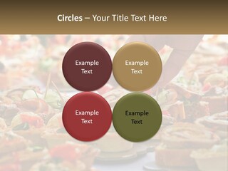 A Person Picking Up A Piece Of Food From A Table PowerPoint Template