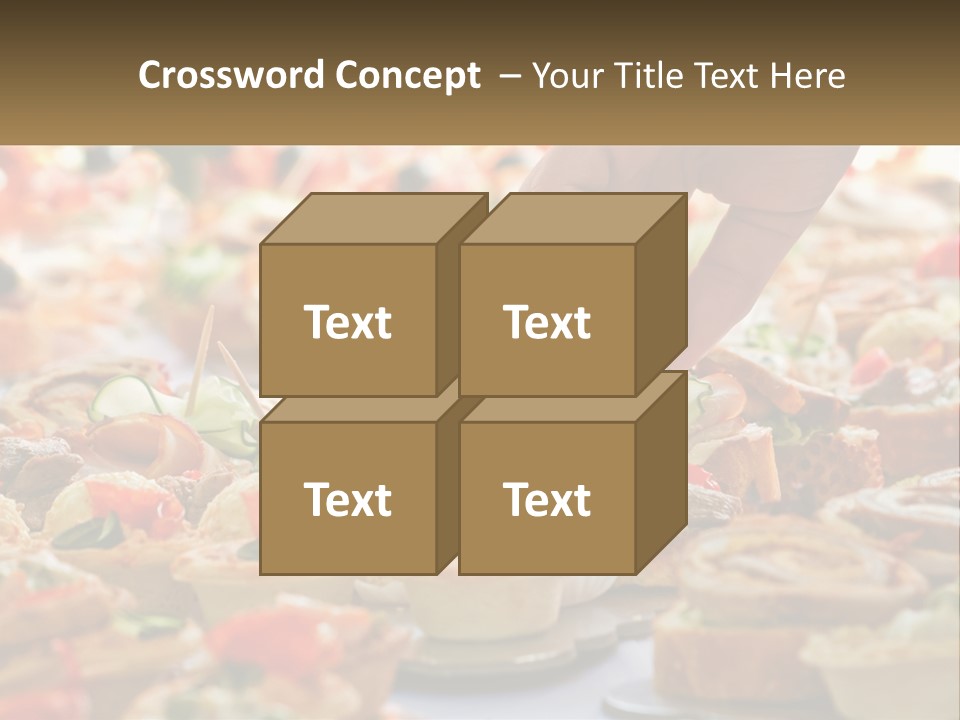 A Person Picking Up A Piece Of Food From A Table PowerPoint Template