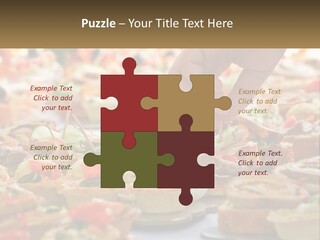 A Person Picking Up A Piece Of Food From A Table PowerPoint Template