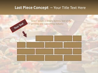 A Person Picking Up A Piece Of Food From A Table PowerPoint Template